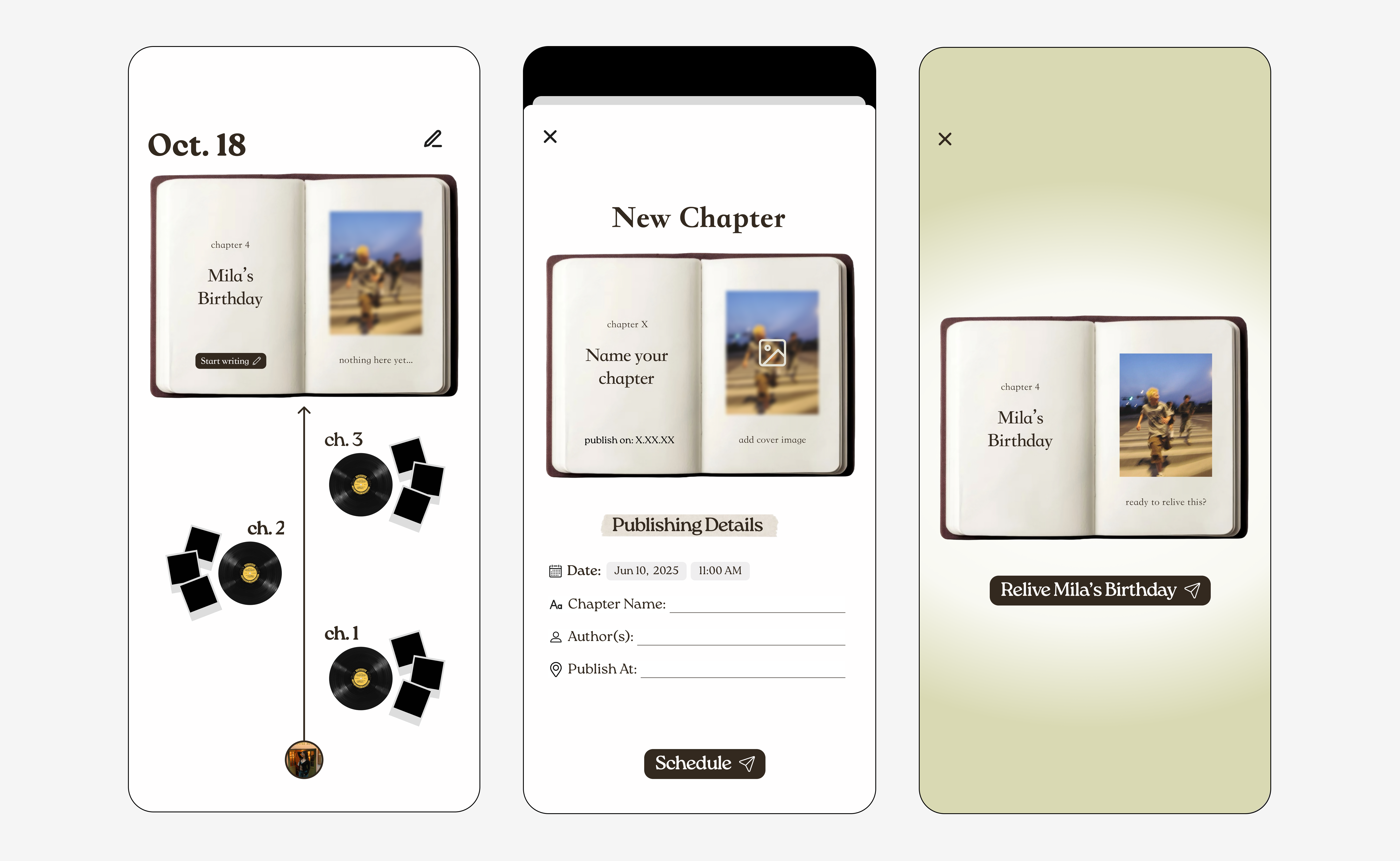old designs — journal concept